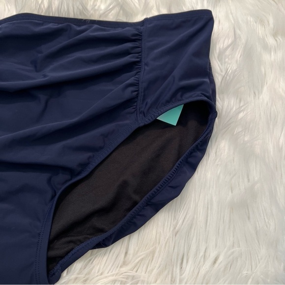 Penbrooke Swimsuits Tummy Control Swim Bottom Navy Blue - Picture 5 of 12